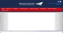 Desktop Screenshot of abersochlandandsea.com