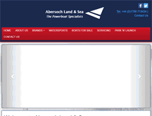 Tablet Screenshot of abersochlandandsea.com